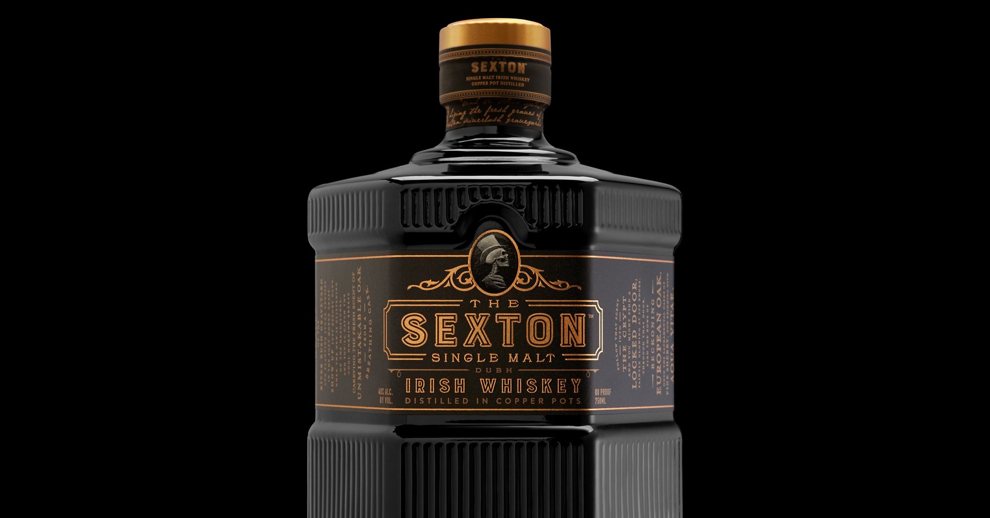 The Sexton Single Malt Irish Whiskey Gift Set, 750 ml